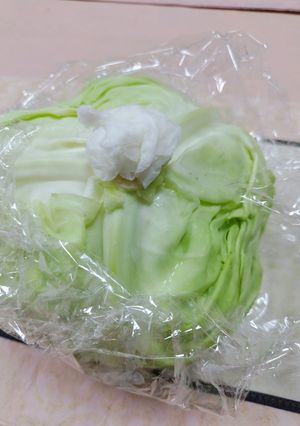 簡単キャベツを新鮮に保存方する方法♬-レシピのメイン写真