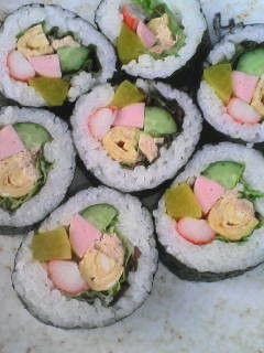 恵方巻きにどうぞ7種のサラダ巻き-レシピのメイン写真