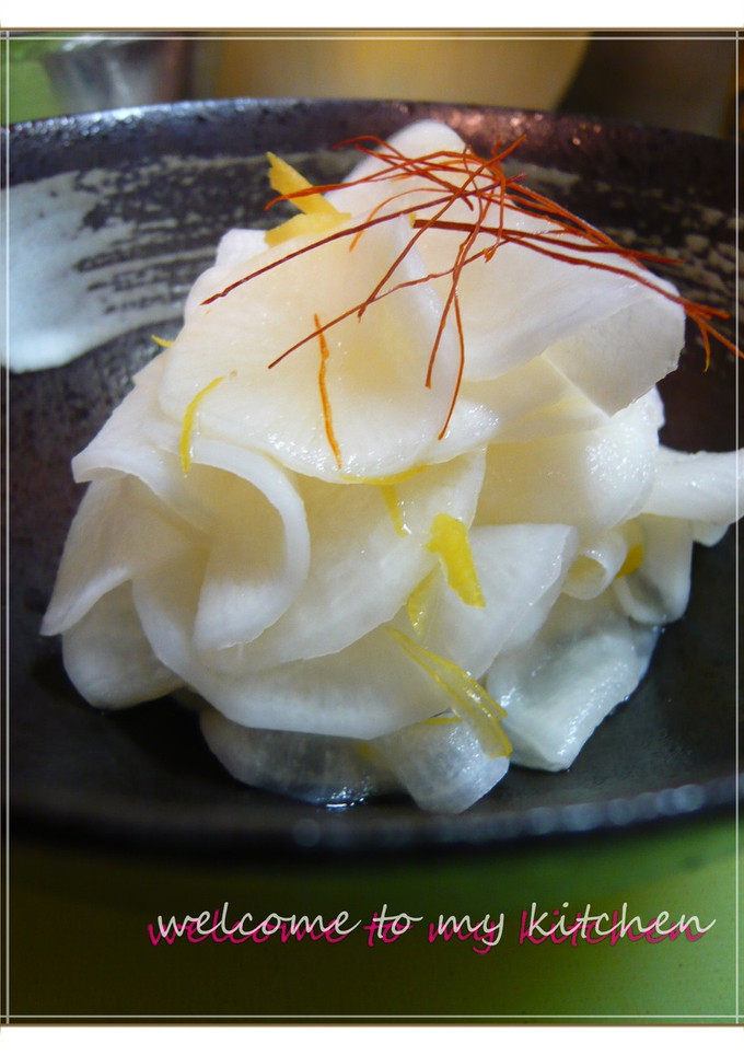 大根の甘酢漬け⋆ゆず風味-レシピのメイン写真