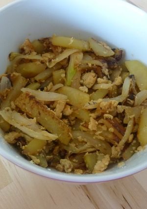 じゃがいも味噌卵炒め-レシピのメイン写真