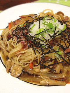 節約!残りものでヘルシー和風パスタ♪-レシピのメイン写真