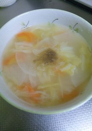 シンプル！野菜スープ-レシピのメイン写真