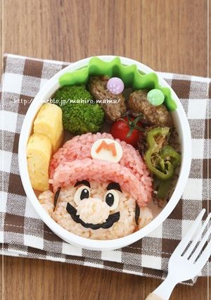 キャラ弁☆スーパーマリオ☆マリオ-レシピのメイン写真