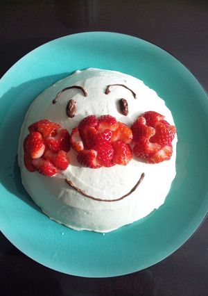アンパンマンケーキ-レシピのメイン写真
