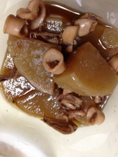 圧力鍋で大根とイカの煮物-レシピのメイン写真
