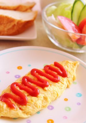 簡単すぎる♪プレーンオムレツ-レシピのメイン写真