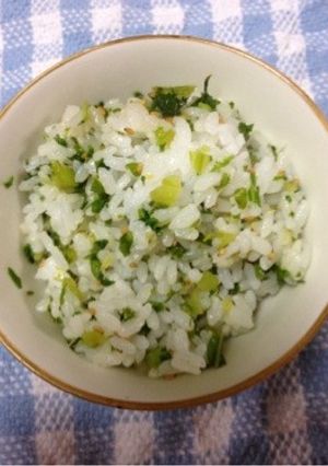 寿で！大根葉の混ぜご飯！-レシピのメイン写真