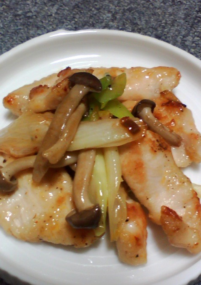 柔らか鶏肉とネギの中華炒め-レシピのメイン写真