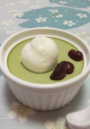 抹茶のパンナコッタ-レシピのメイン写真
