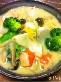 里芋と鮭の白みそ豆乳ゆずシチュー-レシピのメイン写真