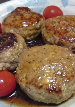 サトイモで☆ふわふわ豆腐ハンバーグ-レシピのメイン写真