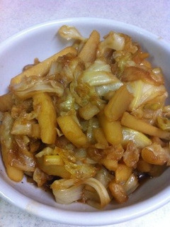 飽きない♡キャベツじゃがいも醤油炒め〜♫-レシピのメイン写真