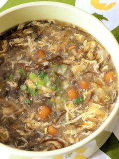 なめこ*もずく*とろろ~んな中華スープ♡-レシピのメイン写真