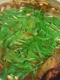 水菜ではりはりカレー鍋