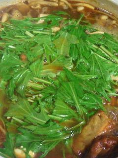 水菜ではりはりカレー鍋-レシピのメイン写真