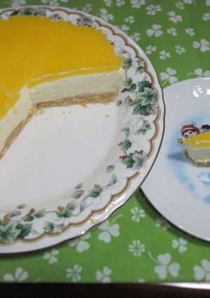 オレンジ風味のレアチーズケーキ-レシピのメイン写真