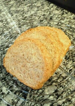 HBでグラハム粉たっぷりの食パン（半斤）-レシピのメイン写真