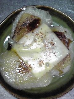 お餅のバター焼き、チーズのせ♪-レシピのメイン写真