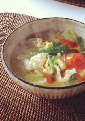 あったか！水餃子入り酸辣湯-レシピのメイン写真