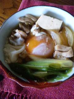 お一人様の昼食用★簡単とろ卵の甘辛煮-レシピのメイン写真