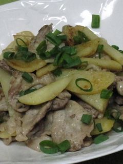 豚肉とジャガイモの甘酢炒め♪-レシピのメイン写真