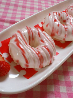 なまドーナツ☆ストロベリーチーズケーキ-レシピのメイン写真