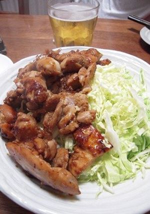 ご飯がススム！（ビールも？）鳥の生姜焼き-レシピのメイン写真