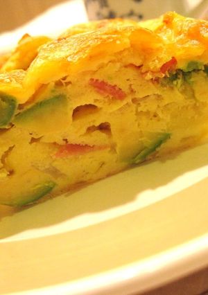 ビタミンEたっぷり！アボカドのケークサレ-レシピのメイン写真