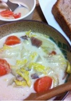 にんじん味噌クリームシチュー♪すぐでき♪-レシピのメイン写真