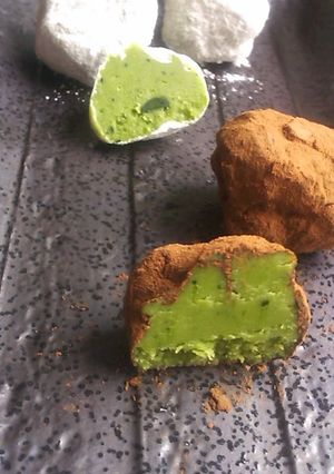 抹茶トリュフ★板チョコでバレンタイン-レシピのメイン写真