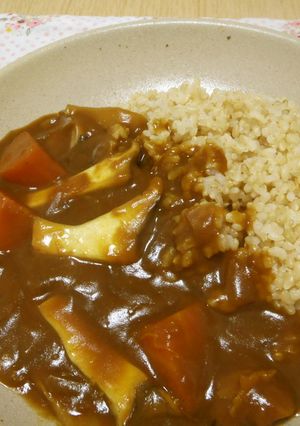 エリンギとかぼちゃのhealthyカレー-レシピのメイン写真