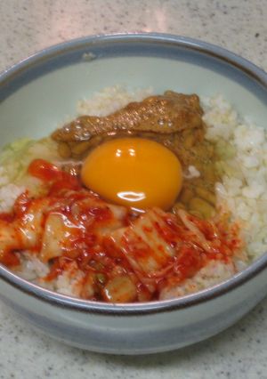 美味しい～♪納豆キムチ卵かけご飯♪-レシピのメイン写真