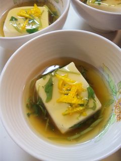 ゆずあんかけ豆腐-レシピのメイン写真
