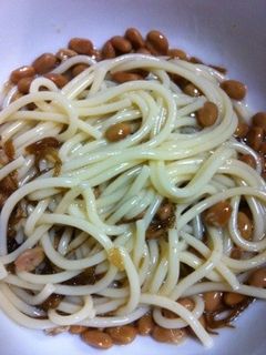 超簡単 もずく納豆パスタ-レシピのメイン写真