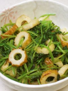 簡単☆豆苗とちくわの炒め物-レシピのメイン写真