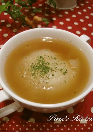 丸ごと♪新玉ねぎのコンソメスープ♪-レシピのメイン写真