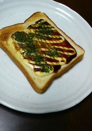 簡単！お好み焼き風チーズトースト-レシピのメイン写真