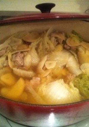 たっぷり白菜と豚肉の鍋-レシピのメイン写真