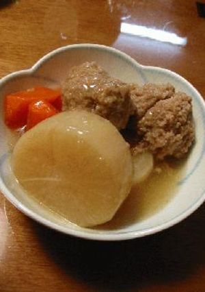 根菜と肉団子の煮物（圧力鍋使用）-レシピのメイン写真