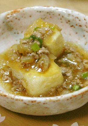 肉そぼろあんかけ揚げ出し豆腐-レシピのメイン写真