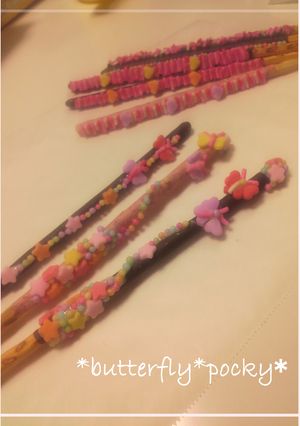 ちょうちょ♡ひらひら♪デコポッキー♪-レシピのメイン写真