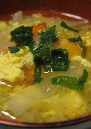 野菜いっぱい♫ほっこり味噌汁♫-レシピのメイン写真