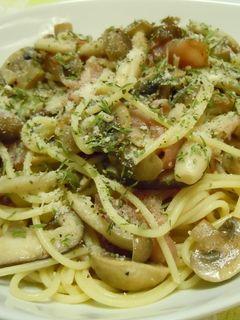 ”きのこマリネ”のパスタ-レシピのメイン写真