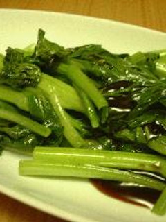 油菜(野菜のオイスターソースかけ)-レシピのメイン写真