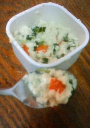 レンジで簡単離乳食！高野豆腐の含め煮-レシピのメイン写真