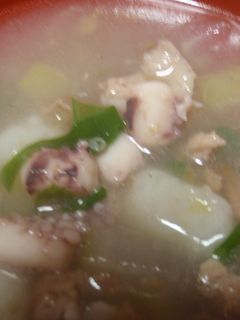 いかとお餅のほんわかとろみスープ-レシピのメイン写真