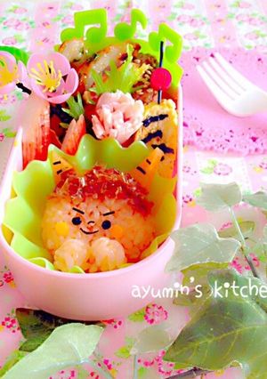 節分に♬鬼のおにぎり♡キャラ弁-レシピのメイン写真