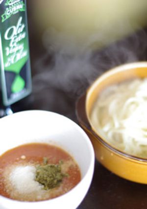 べジスープ♪濃厚トマトつけ麺-レシピのメイン写真