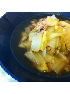ほっこり白菜と豚バラの醤油煮-レシピのメイン写真
