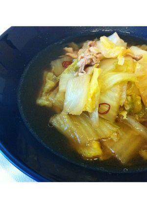 ほっこり白菜と豚バラの醤油煮-レシピのメイン写真